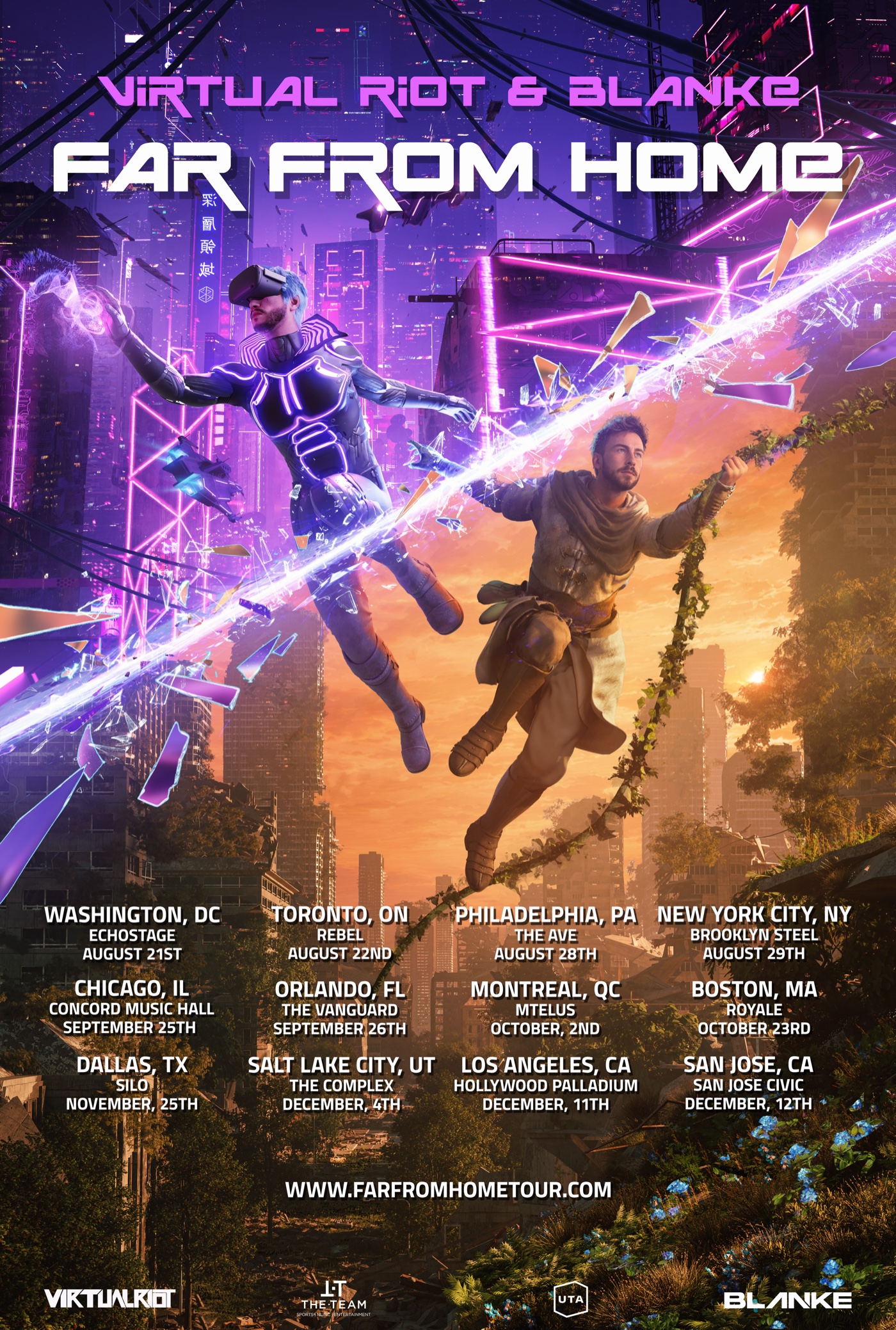 Far From Home Tour 2026 — all cities, venues and dates